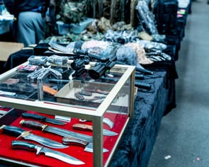 Vendors at flea market in Abbotsford