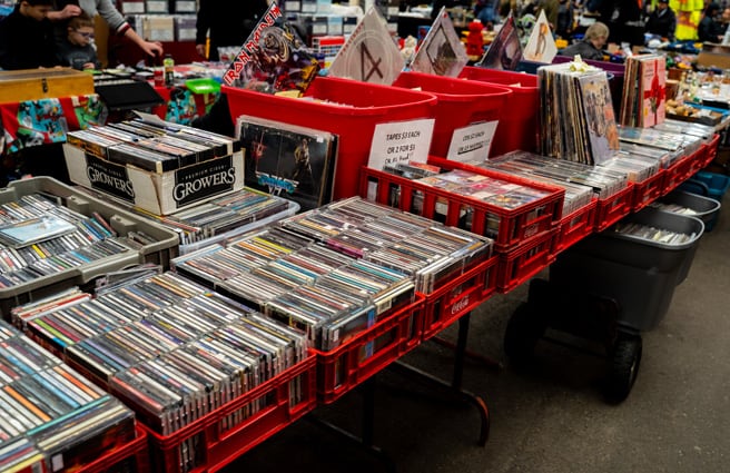 Abbotsford Flea Market table