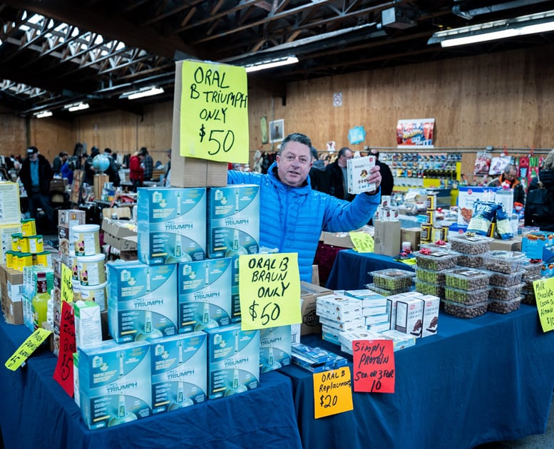 Great prices from vendors at Abbotsford Flea Market